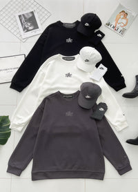 【O80220】高品质三件套男女同款厚实卫衣棉Oversized 潮流时尚长袖上衣 ❤️❤️ 上衣👕➕帽子🧢➕袜子🧦【A-RU1】