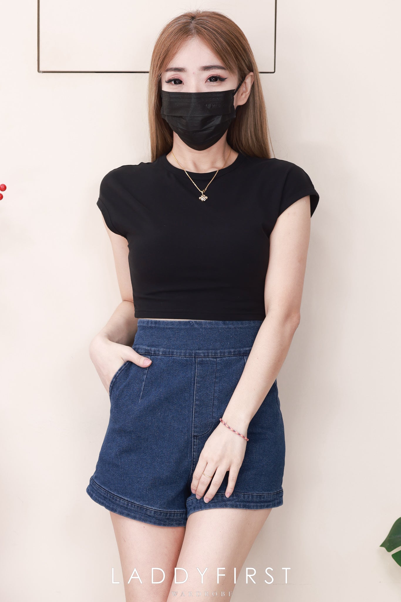 【T3545】优先抢购 ‼️‼️【高腰T】独家爆款高品质百搭必备款纯棉弹力短版百搭上衣 ❤❤