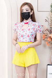 【S3380】【LFW独家小圆饼】高品质阔腿蓬蓬百褶显腰西装高腰百搭短裤，内层包臀防走光里布短裤 ❤️❤️【A-R3-C3】