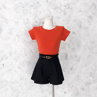 【T80792】【直播间搭配款】独家爆款高品质纯棉弹力圆领短袖简约日常百搭款上衣 #衣柜必入手百搭款 ❤❤【A-R3-C2】