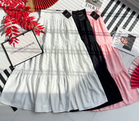 【L1657】【网站福利款✨】独家爆款百褶蛋糕西装垂感大摆韩版长裙【A-R3-C4】