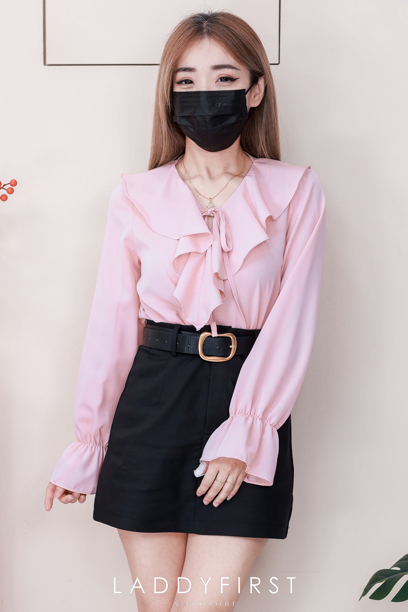 【T81166】高品质雪纺飘逸感荷叶边上衣 ❤️❤️