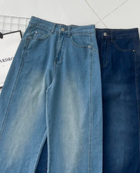 【L574163】高品质COTTON JEANS气质直筒阔脚牛仔百搭长裤，有口袋 ❤️❤️ 【A-R1-C1】