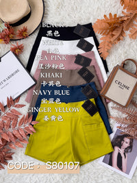 【S80107】独家爆款新改良万能妹妹2.0独家爆款西装高腰休闲百搭款裤，后中金属拉链，有口袋 【B-R2-C3】