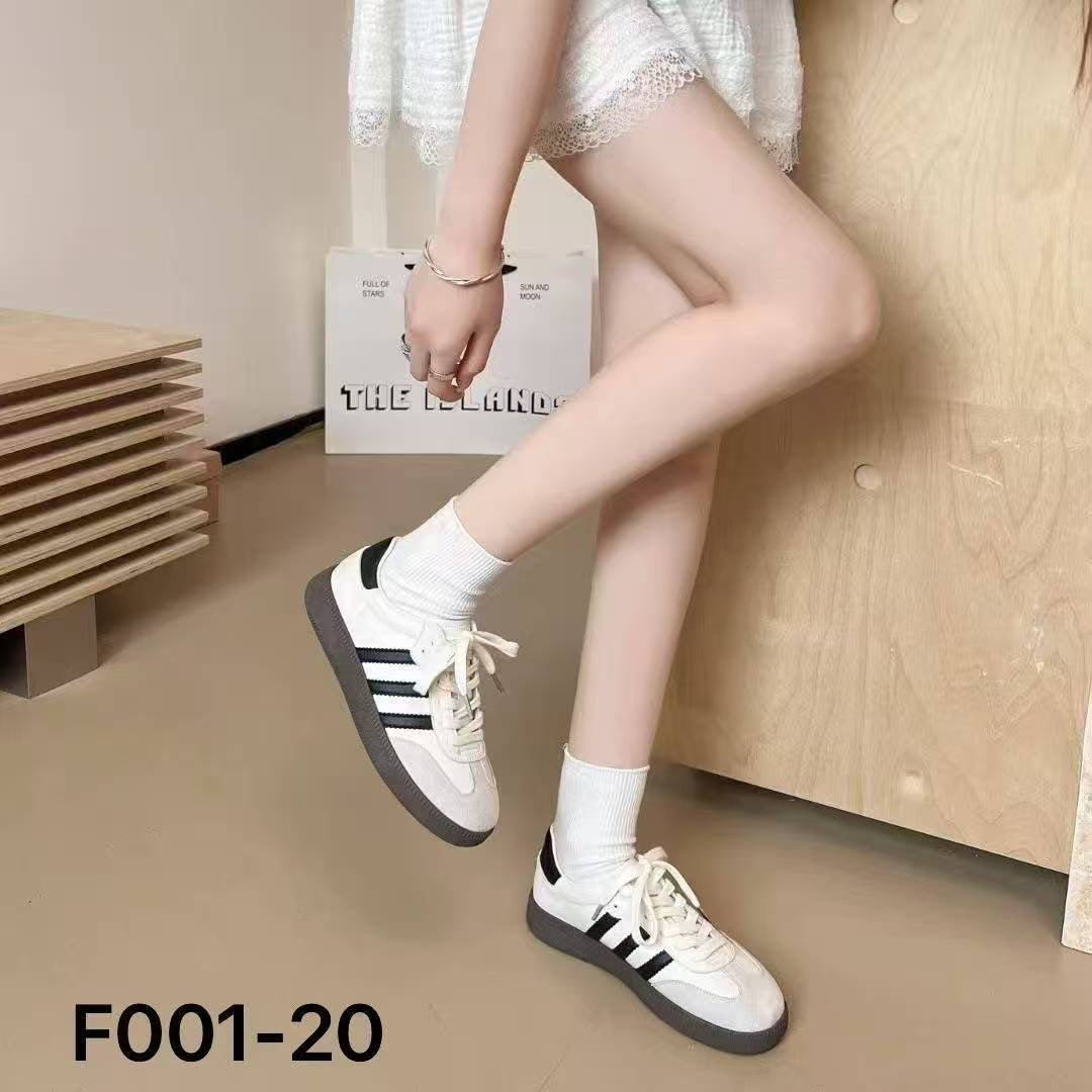 【RF001-20】✨现货✨ 高质量厚底休闲百搭德训增高鞋子 ❤️