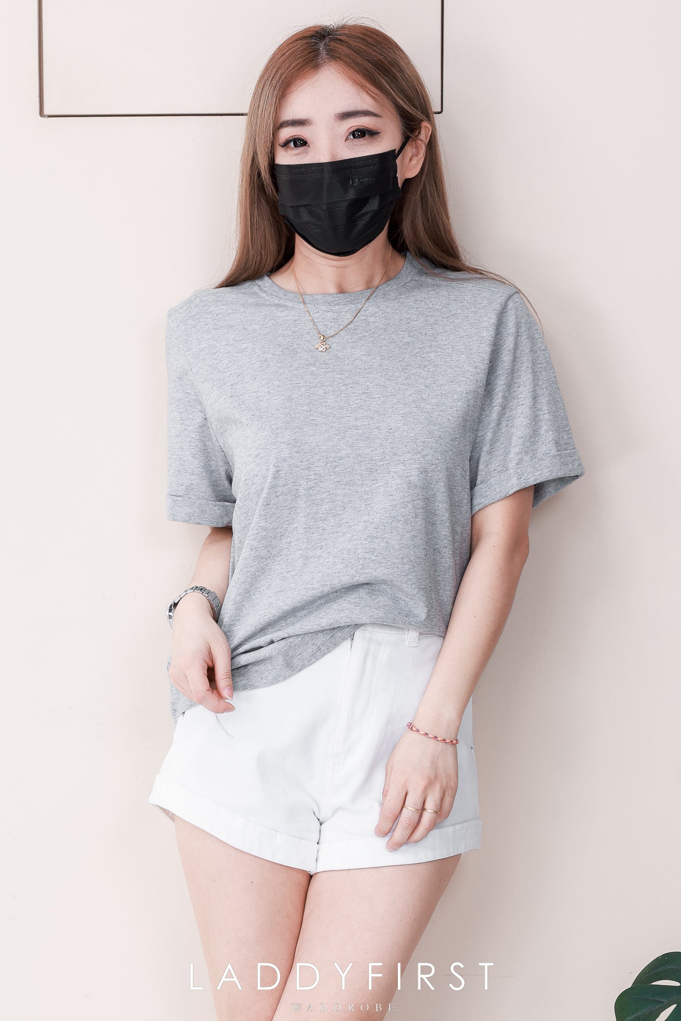 【T8182】高品质纯棉宽松大码版型圆领短袖日常休闲百搭上衣 ❤❤ 【B-R1-C3】