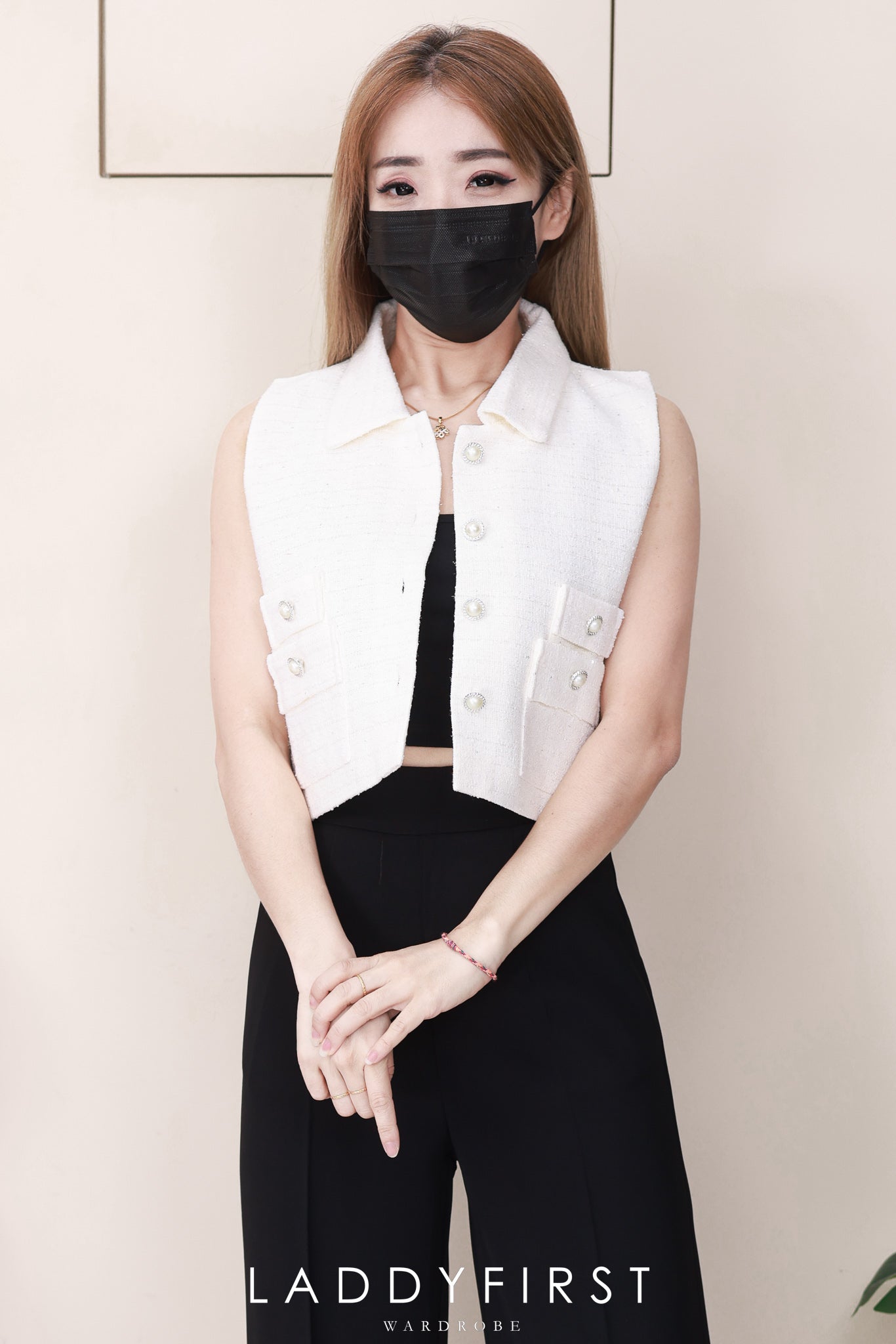 【T2792】高品质高端气质名媛风小香风马甲式上衣/外套 ❤❤