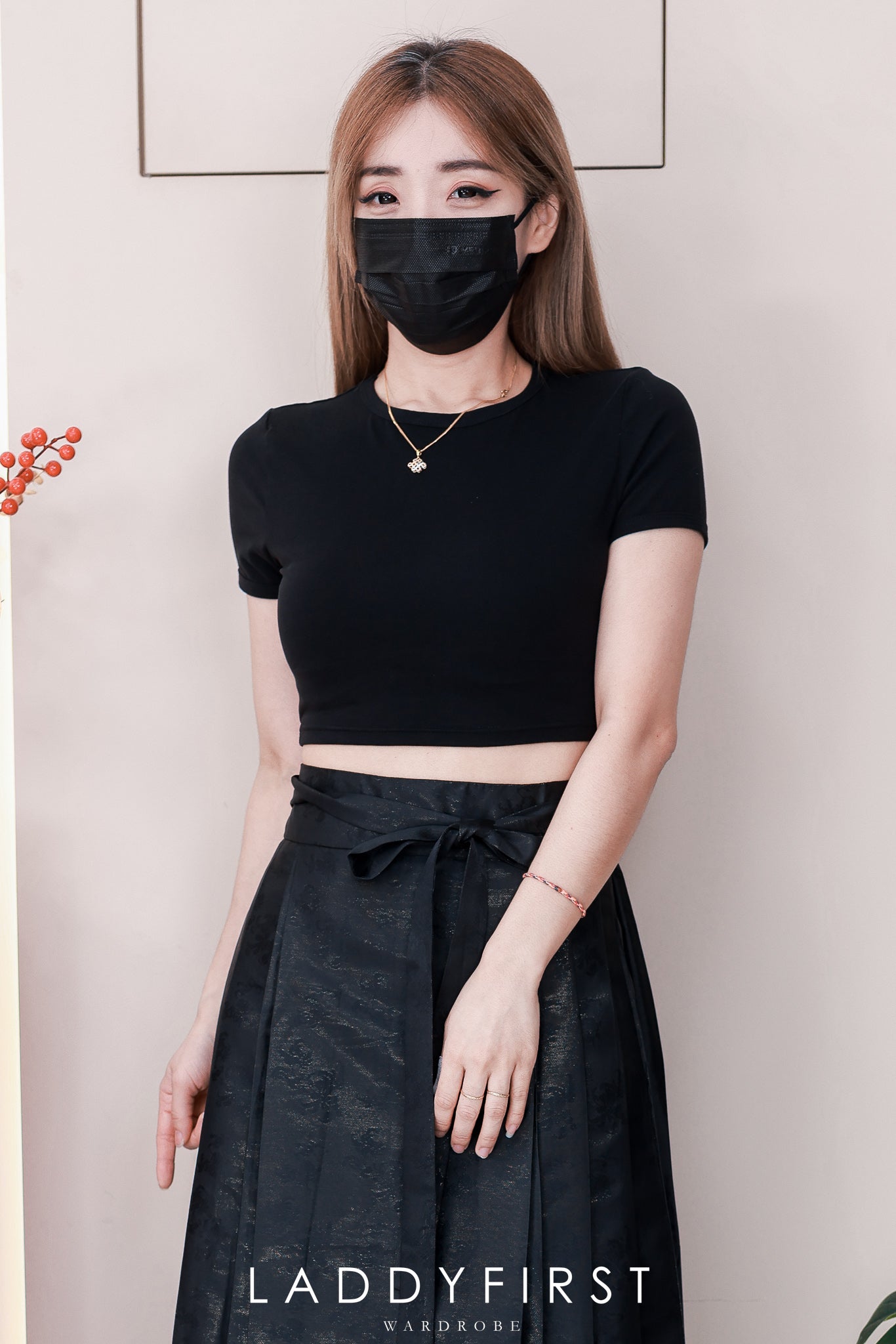 【L2650】高品质新中式国风织金沙腰间自编蝴蝶结设计百褶马面长裙 ❤️❤️