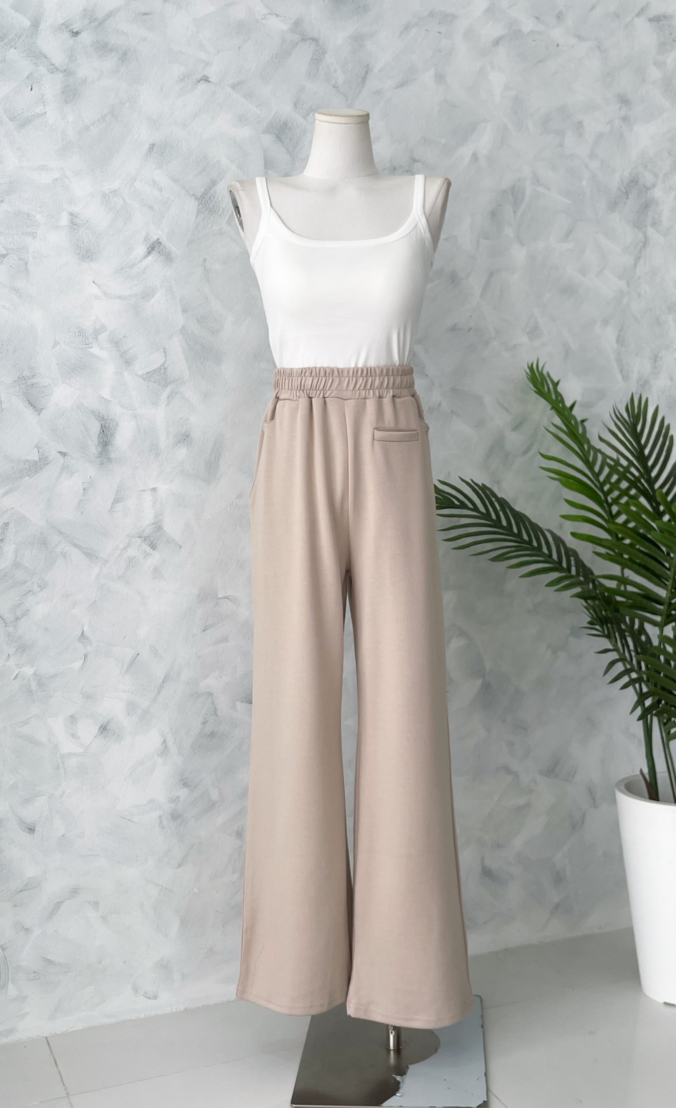 【L1188】高品质空气棉松紧腰弹力运动休闲长裤，有口袋 ❤️❤️