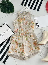 【SS3494】🧧 宠粉福利回馈 🧧 【LFW独家小圆饼】高品质两件式雪尼尔棉质CUT IN提花套装 无袖CUT IN收腰设计上衣➕高腰短裤，有口袋 ❤️❤️
