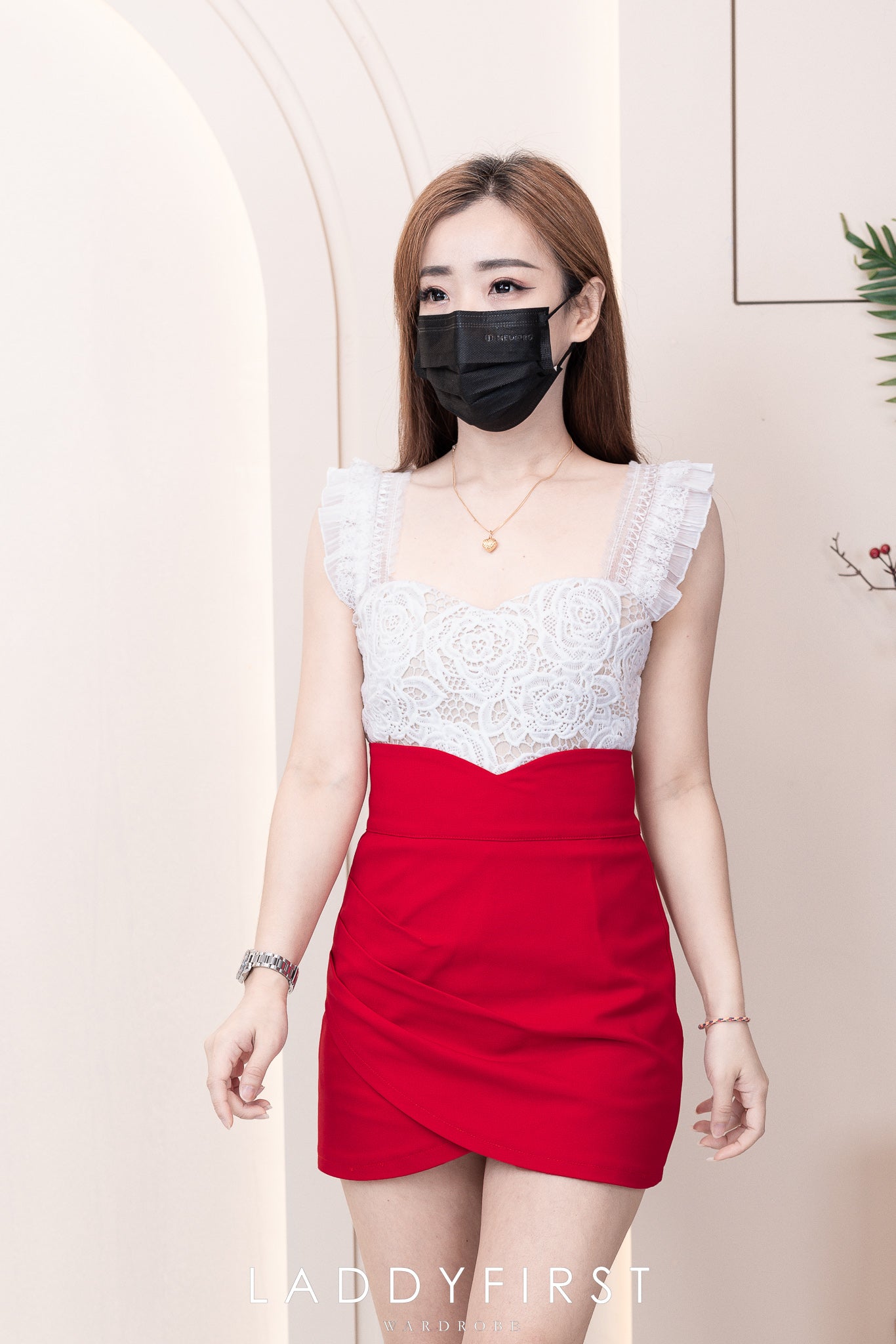 【S7575】独家爆款西装高腰显瘦休闲百搭裤裙，前裙后裙内有里布裤子【A-R2-C2】