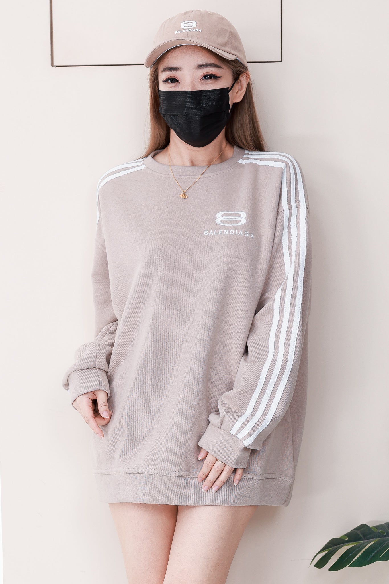 【O80112】高品质三件套男女同款厚实卫衣棉Oversized 潮流时尚长袖上衣 ❤️❤️ 上衣👕➕帽子🧢➕袜子🧦*【A-RU6】