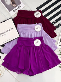 【S681131】‼️爆单王再次到货‼️【独家小圆饼】高质量西装拼雪纺蓬蓬高腰裙子【A-R3-C4】