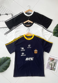 【O9546】高品质宽松休闲拼色OVERSIZE TEE ❤️【H】