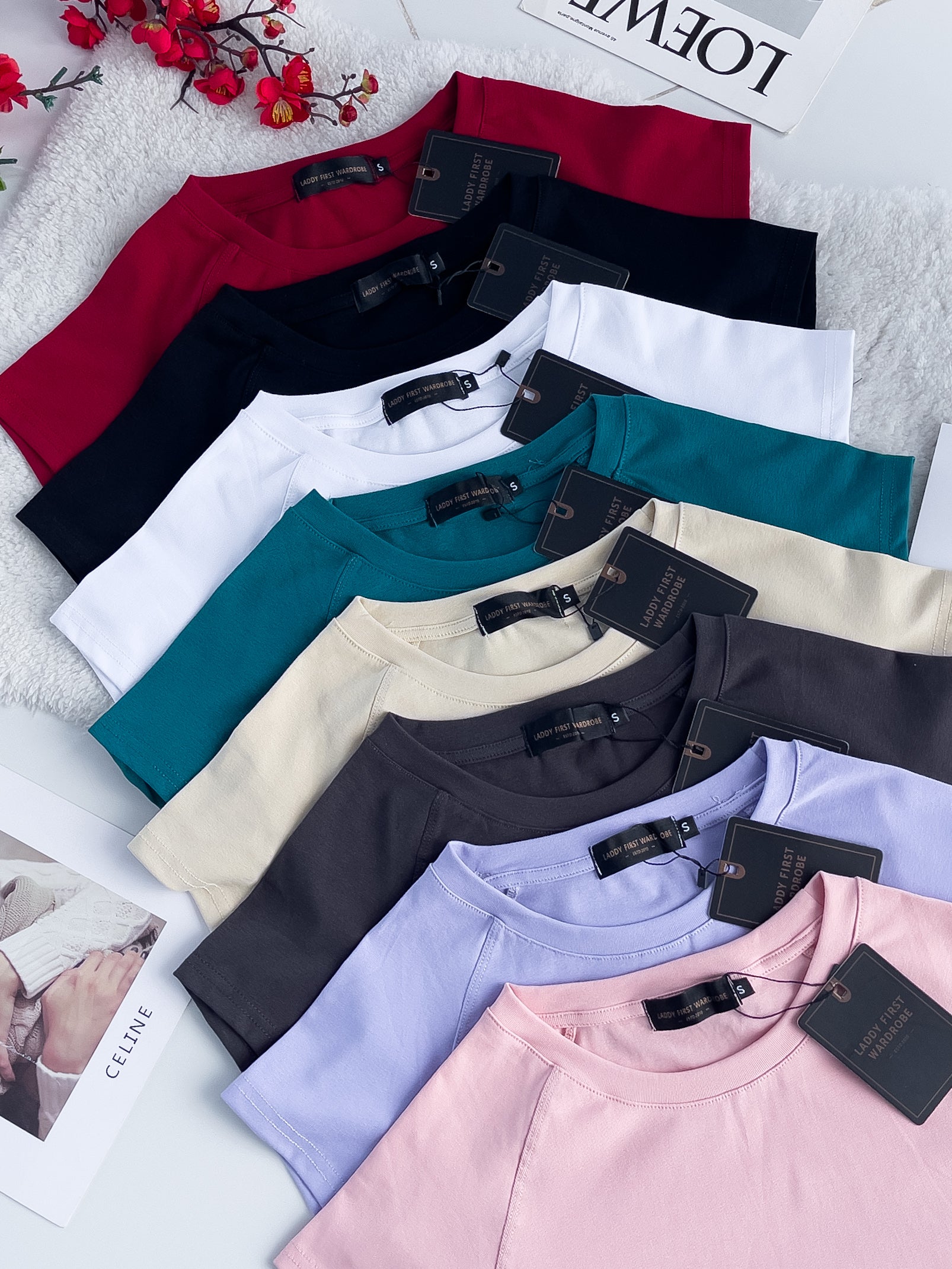 【T80792-2】【直播间搭配款】独家爆款高品质纯棉弹力圆领短袖简约日常百搭款上衣 #衣柜必入手百搭款 ❤❤ 【A-R1-C3】