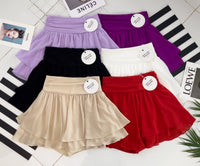 【S681131】‼️爆单王再次到货‼️【独家小圆饼】高质量西装拼雪纺蓬蓬高腰裙子【A-R3-C4】