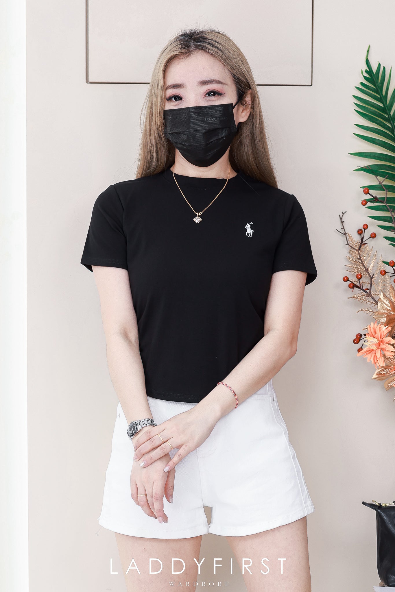 【T27425】高品质polo刺绣logo圆领短袖修身版型纯棉弹力休闲百搭上衣 ❤❤