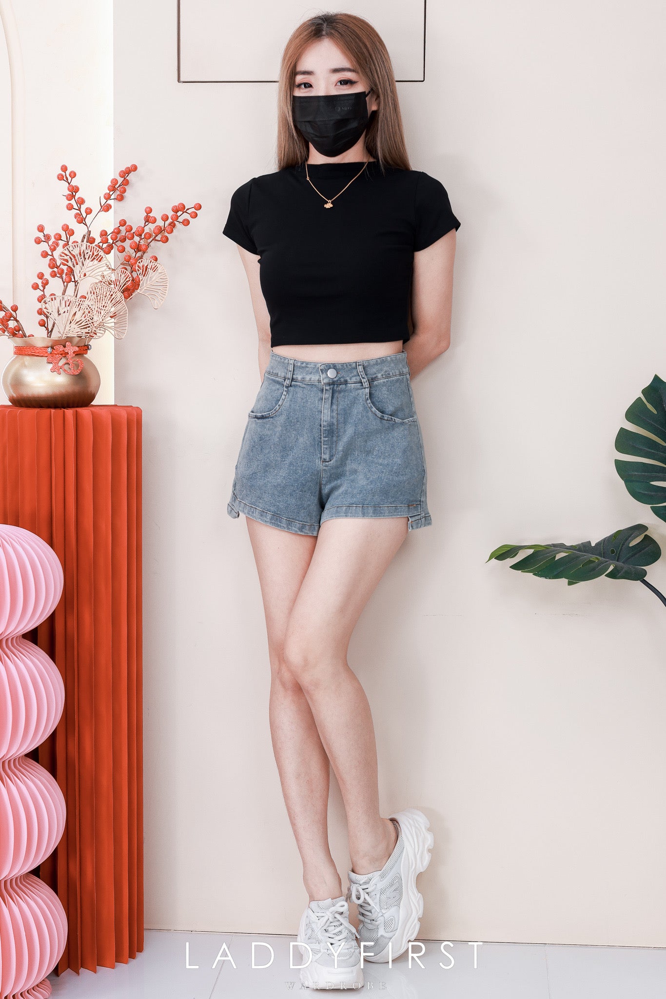 【S4969 / 19741】高品质COTTON JEANS简约日常休闲百搭牛仔长裤，有口袋 ❤️❤️