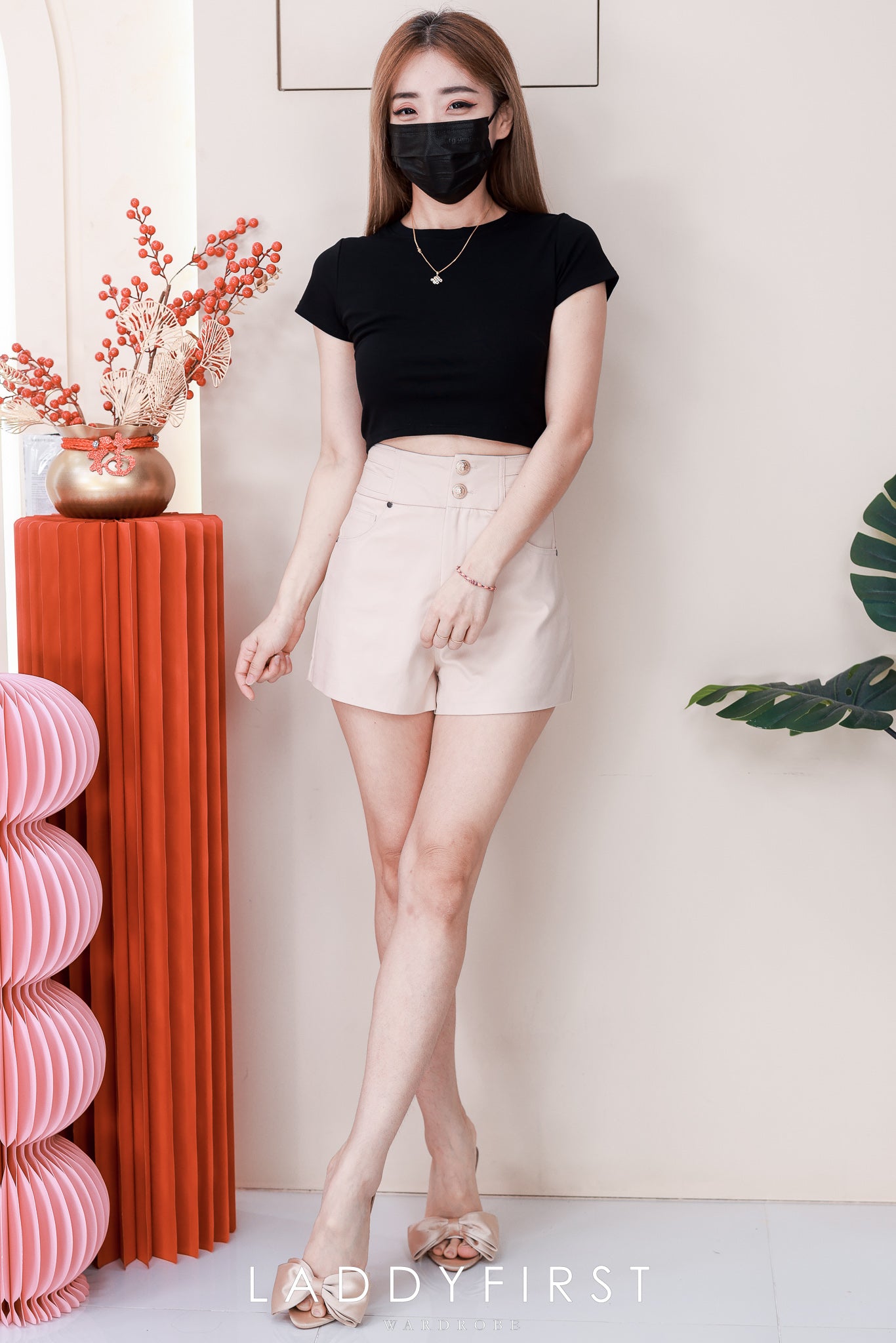 【S120053】高品质收腰显瘦版型西装高腰百搭短裤，有口袋 ❤️❤️