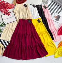 【L1657】【网站福利款✨】独家爆款百褶蛋糕西装垂感大摆韩版长裙【A-R3-C4】