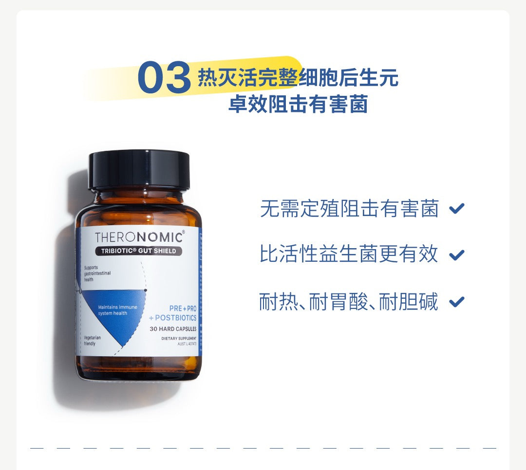 【P711】💥新会员限时专享💥✨肠道卫士✨TheroNomic 三生元益生胶囊 🩵