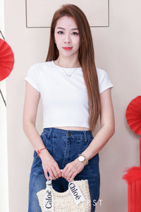 【L98723】独家爆款高品质后副松紧弹力简约休闲风收口束脚牛仔高腰九分长裤，有口袋【A-R2-C1】