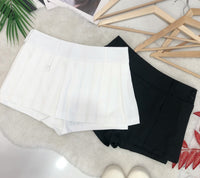 【S9085】高品质低腰百褶裤裙，侧边拉链❤️❤️ 【A-R1-C6】