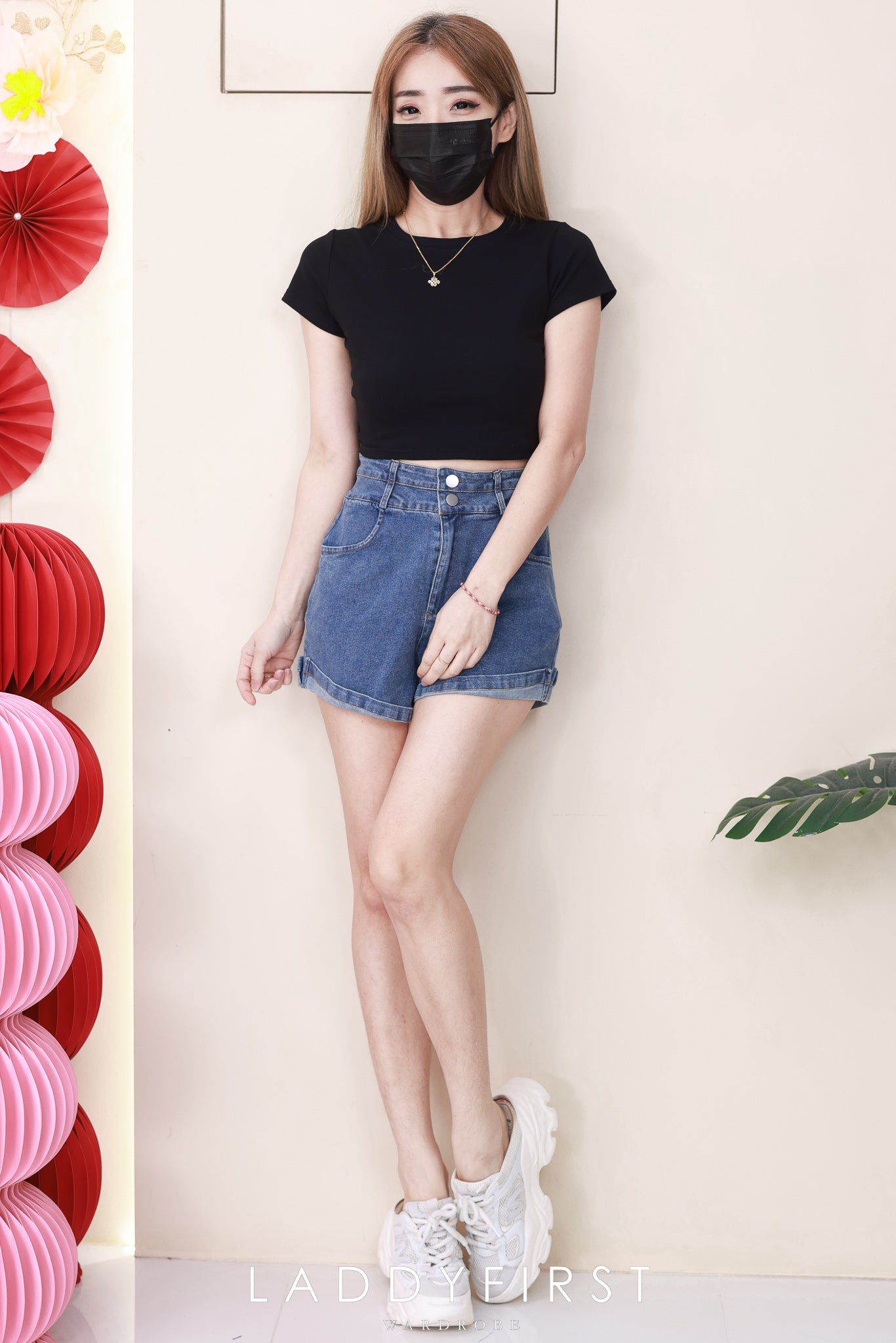 【S4978 / 19887】高品质简约休闲COTTON JEANS牛仔百搭短裤，有口袋 ❤️❤️ 【A-R1-C2】
