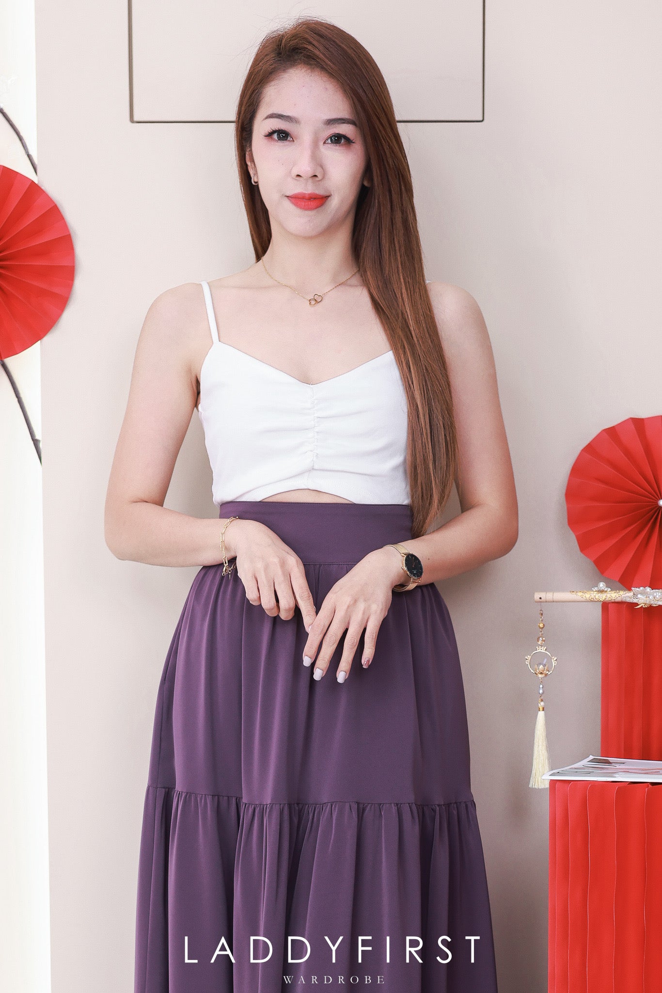 【L1657】【网站福利款✨】独家爆款百褶蛋糕西装垂感大摆韩版长裙【A-R3-C4】