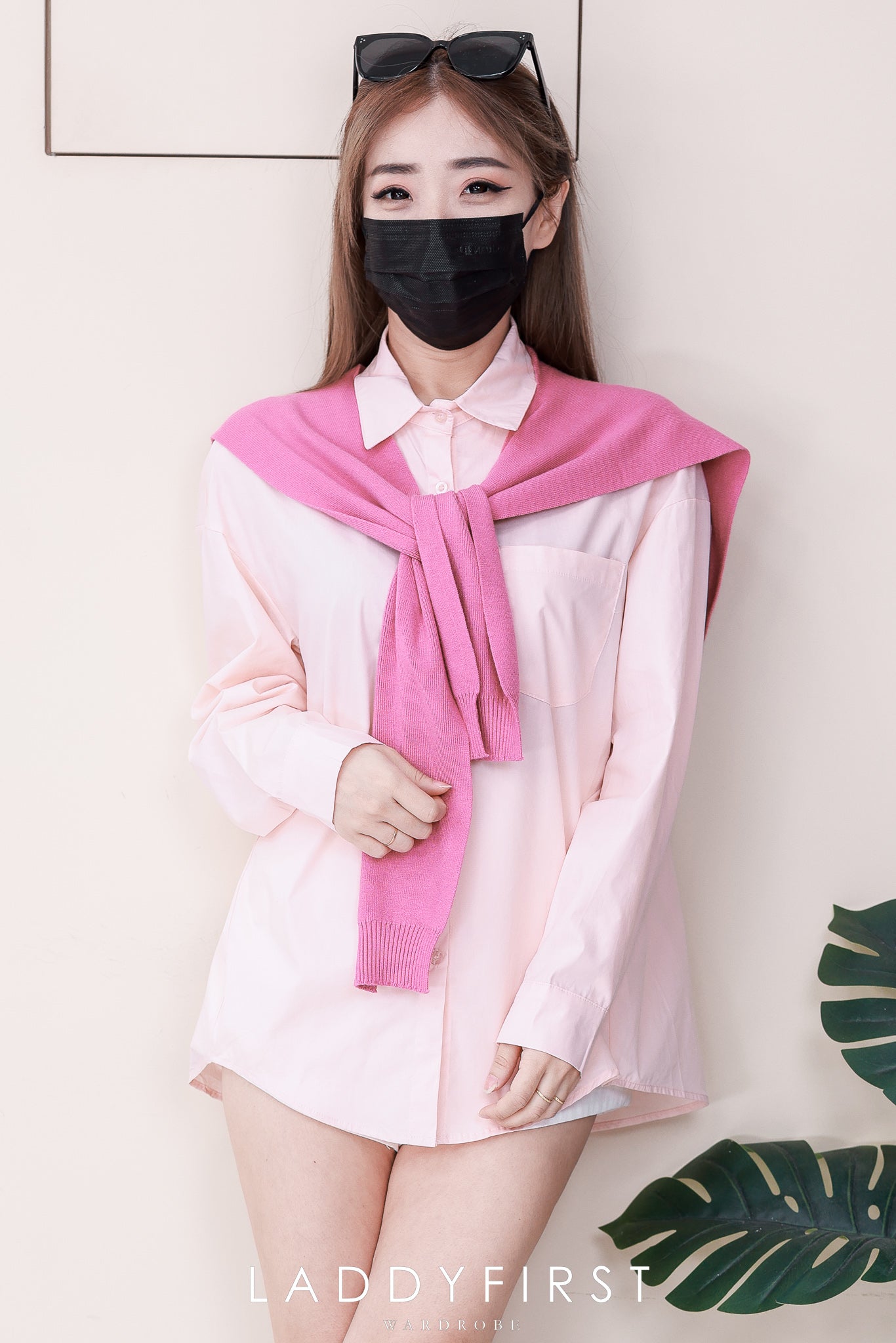 【T6688】高品质学院风翻领长袖衬衫上衣，有口袋 ❤️❤️