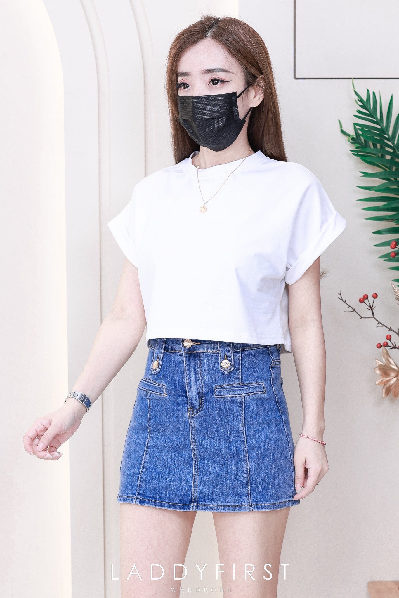 【T80525】高品质宽松版圆领短袖纯棉休闲百搭上衣 ❤️❤️