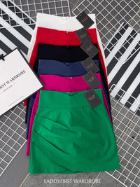 【S7575】独家爆款西装高腰显瘦休闲百搭裤裙，前裙后裙内有里布裤子【A-R2-C2】