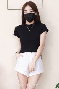 【T80792】【直播间搭配款】独家爆款高品质纯棉弹力圆领短袖简约日常百搭款上衣 #衣柜必入手百搭款 ❤❤【A-R3-C2】