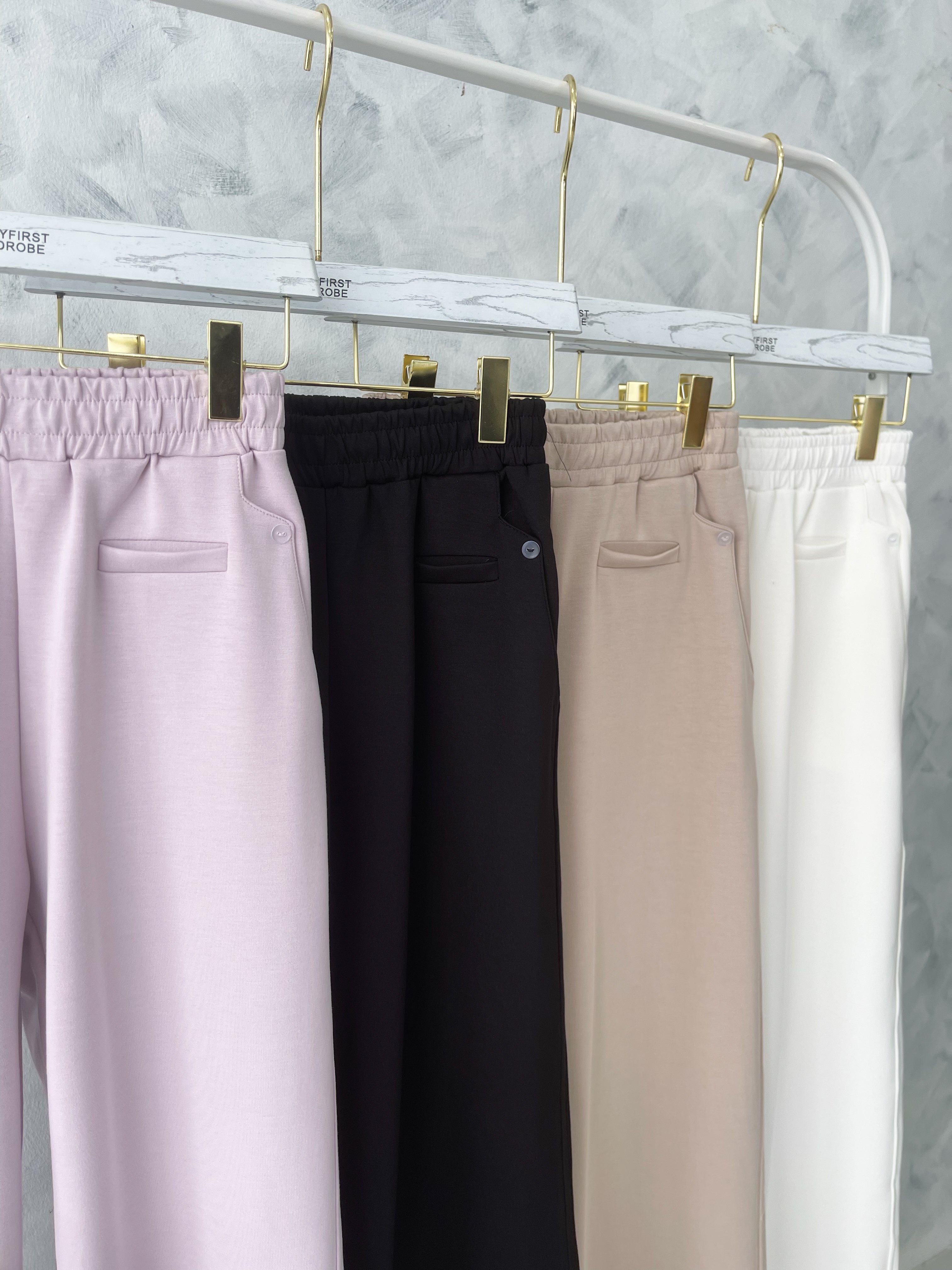 【L1188】高品质空气棉松紧腰弹力运动休闲长裤，有口袋 ❤️❤️