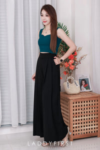 【T66162】🧧 宠粉福利回馈 🧧 独家爆款无拼缝双层爱心领无袖百搭小内搭上衣 ❤️❤️【A-R3-C3】