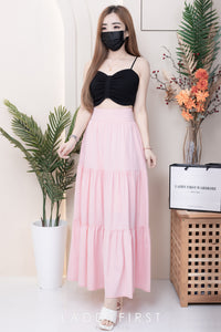 【L1657】【网站福利款✨】独家爆款百褶蛋糕西装垂感大摆韩版长裙【A-R3-C4】