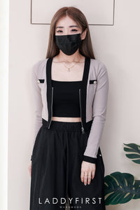【L25162】高品质抽绳松紧腰弹力西装高腰直筒百搭长裤，有口袋 ❤️❤️【A-R1-C5】