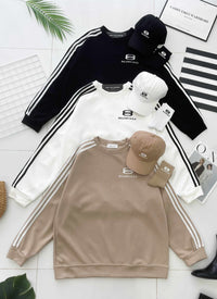 【O80112】高品质三件套男女同款厚实卫衣棉Oversized 潮流时尚长袖上衣 ❤️❤️ 上衣👕➕帽子🧢➕袜子🧦*【A-RU6】