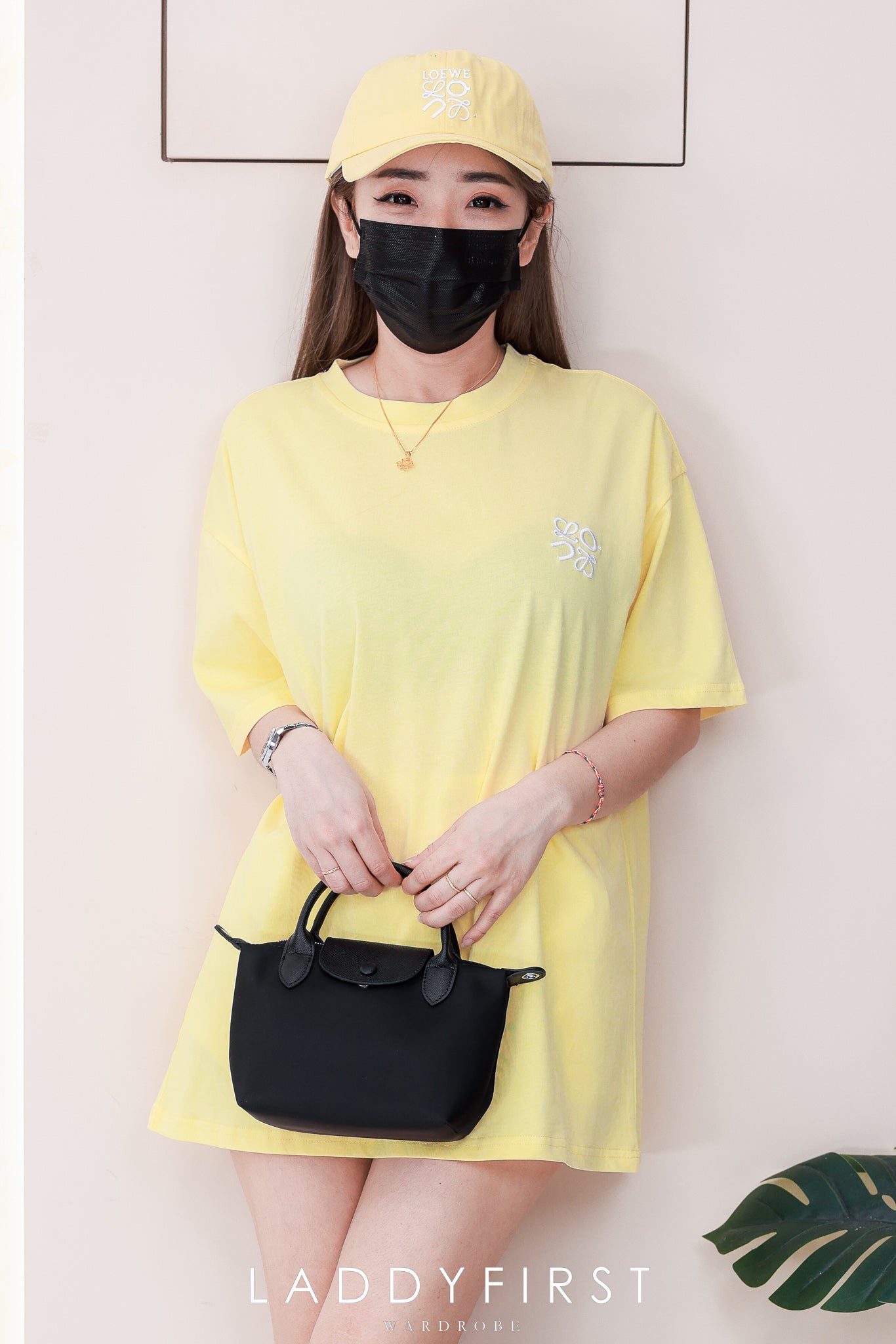 【O9950-1】⚡补货预订款⚡高品质两件套男女同款纯棉LOEWE刺绣Oversized 潮流时尚上衣 上衣➕帽子❤❤