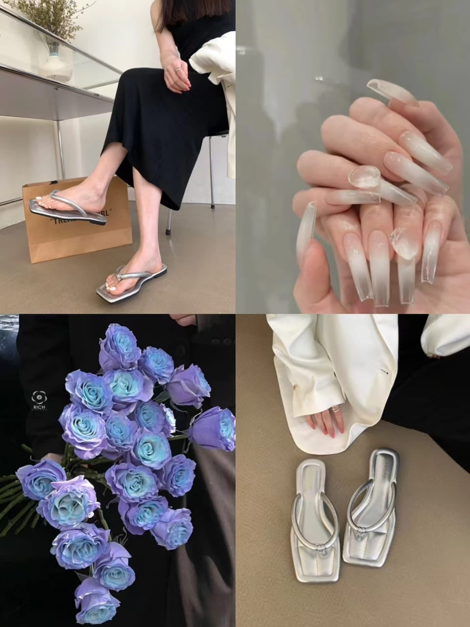 【DG2856-1】🔅精选预购款🔅 高级感简约百搭设计沙滩人字拖 ❤️