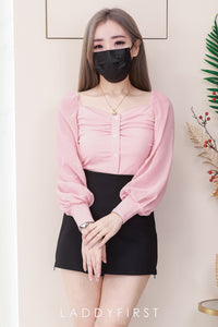 【S5911 / 16511】高品质设计侧边拉链可开叉西装高腰百搭裤裙 #前裙后裙有口袋 ❤️❤️【D-R1-C1】