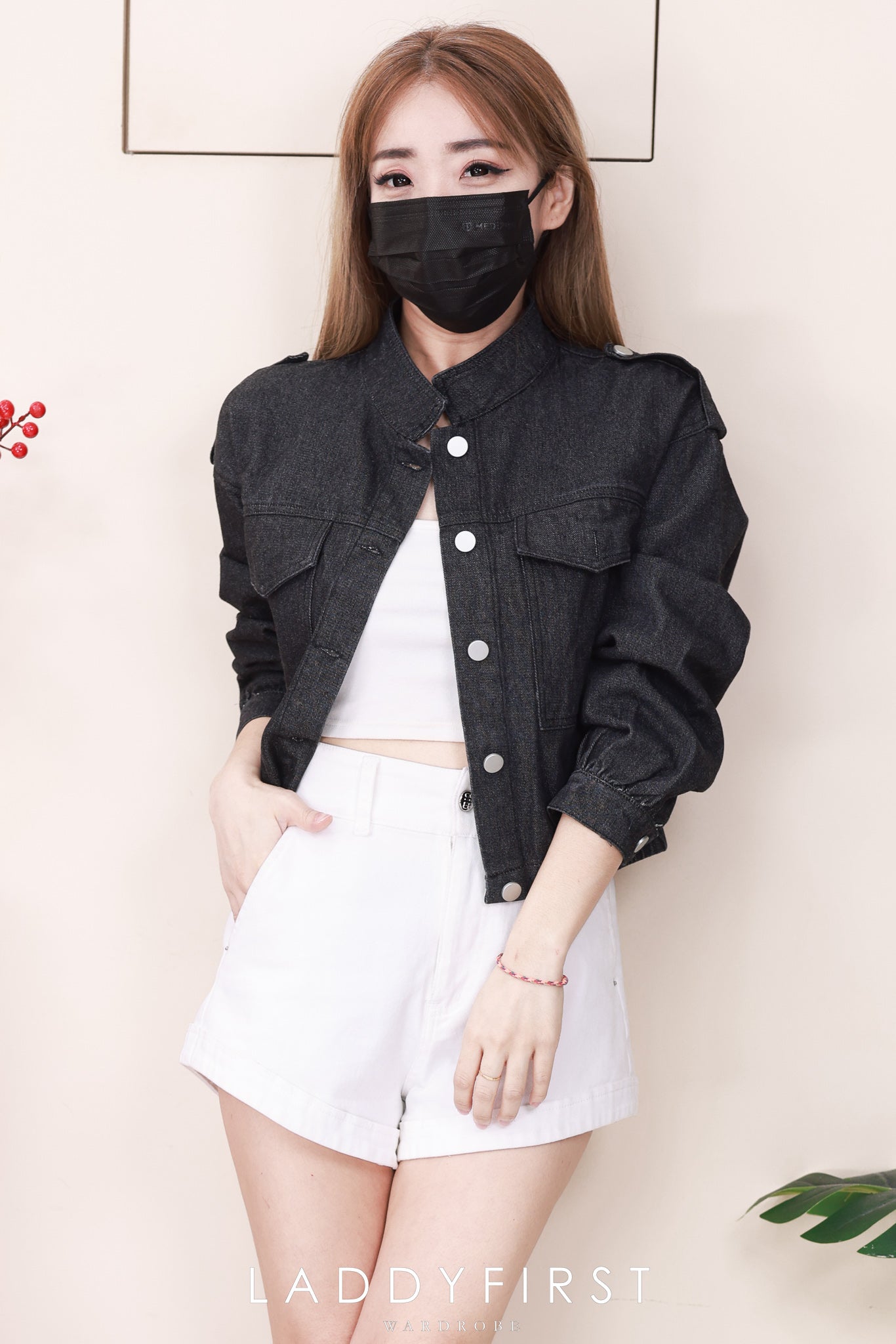 【JK82761】高品质韩版气质牛仔简约牛仔长袖外套 ❤❤