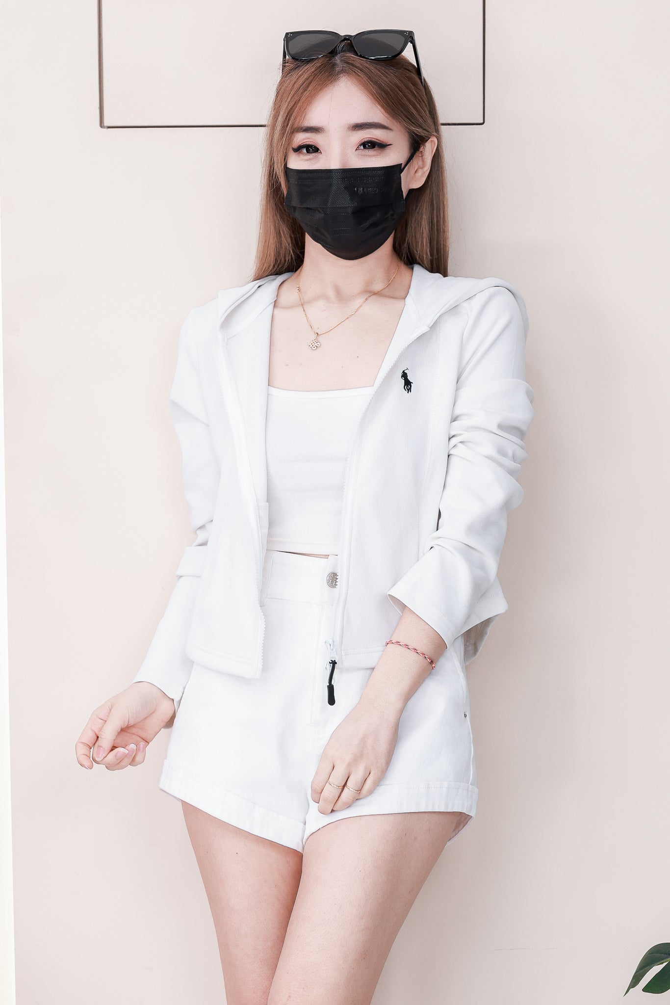 【JK25212】高品质polo刺绣连帽长袖卫衣外套❤❤