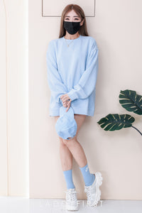 【O80220】高品质三件套男女同款厚实卫衣棉Oversized 潮流时尚长袖上衣 ❤️❤️ 上衣👕➕帽子🧢➕袜子🧦【A-RU1】