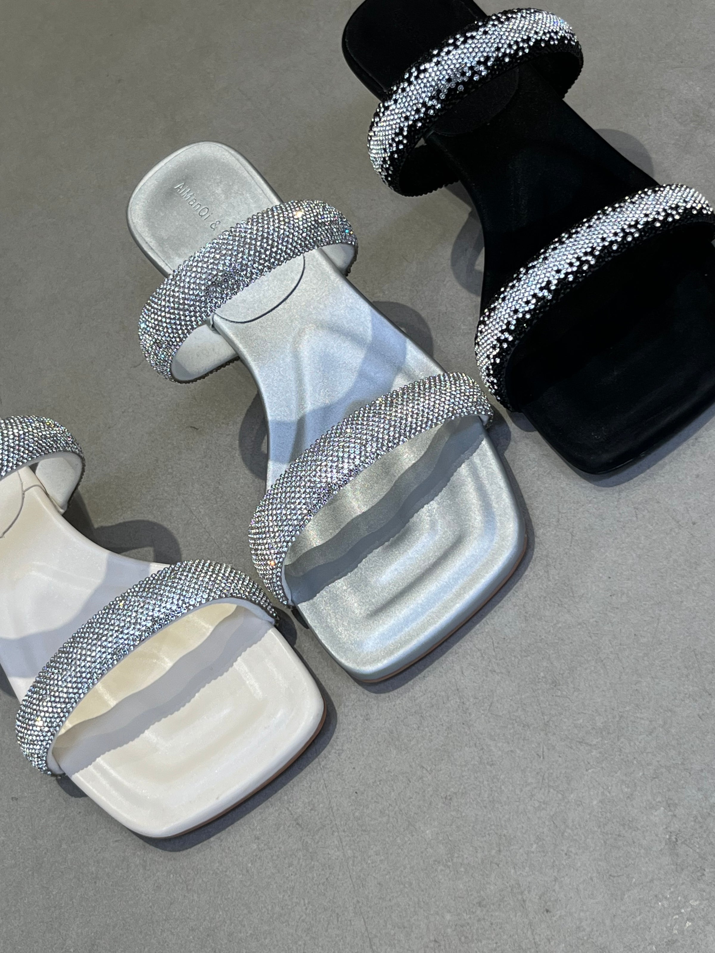 【R25563】 ✨现货✨高品质法式小清新一字带高跟鞋 👠