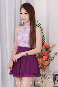 【S681131】‼️爆单王再次到货‼️【独家小圆饼】高质量西装拼雪纺蓬蓬高腰裙子【A-R3-C4】