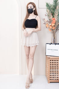 【S681131】‼️爆单王再次到货‼️【独家小圆饼】高质量西装拼雪纺蓬蓬高腰裙子【A-R3-C4】