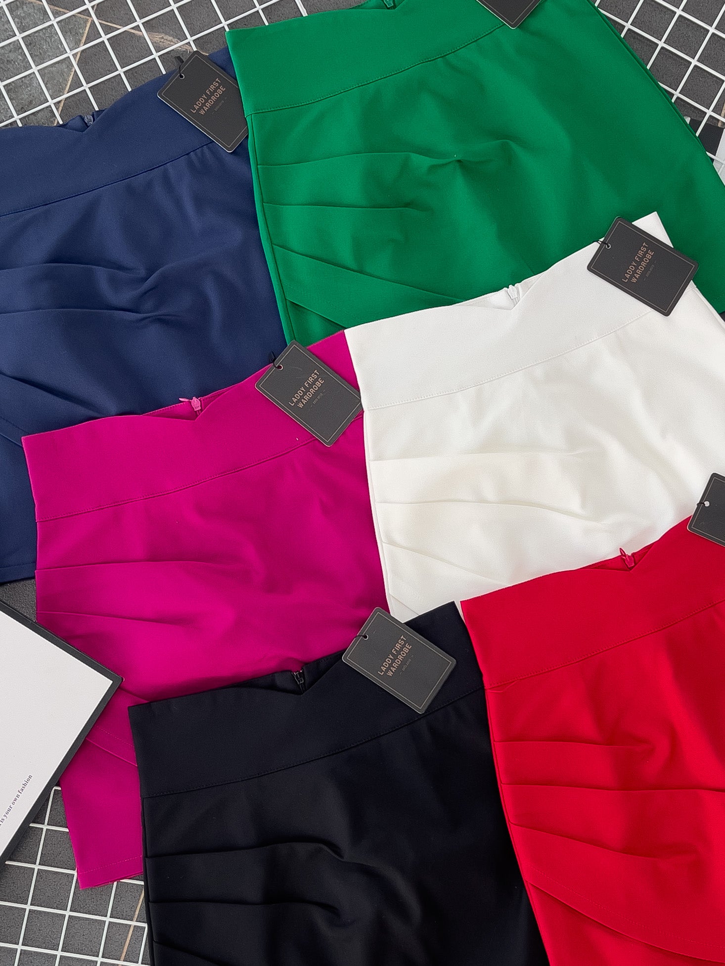 【S7575】独家爆款西装高腰显瘦休闲百搭裤裙，前裙后裙内有里布裤子【A-R2-C2】