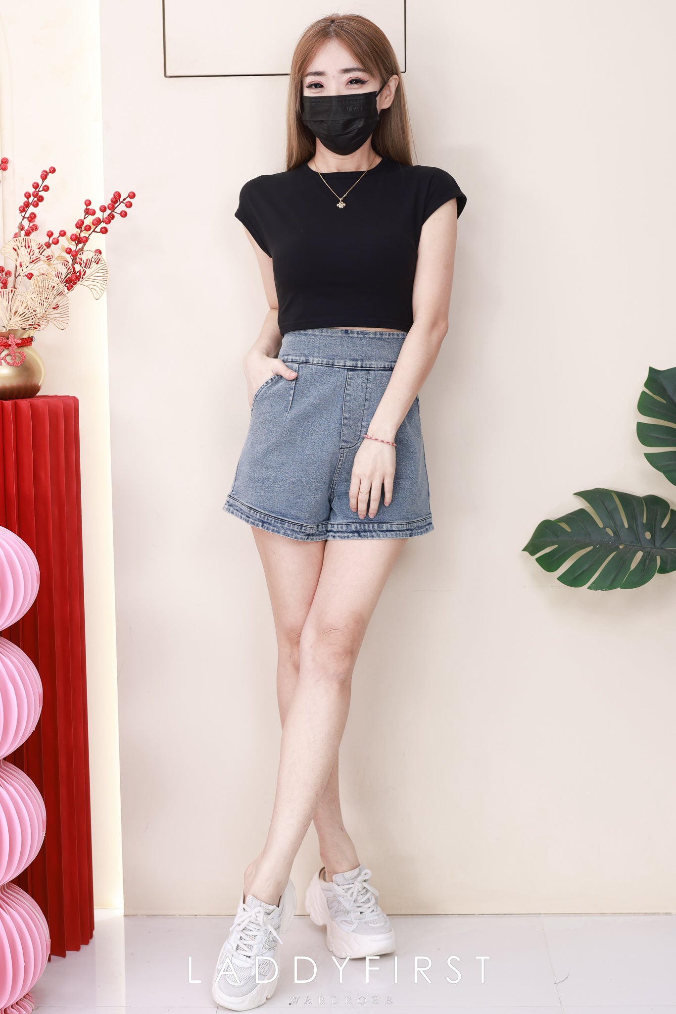 【T3545】优先抢购 ‼️‼️【高腰T】独家爆款高品质百搭必备款纯棉弹力短版百搭上衣 ❤❤