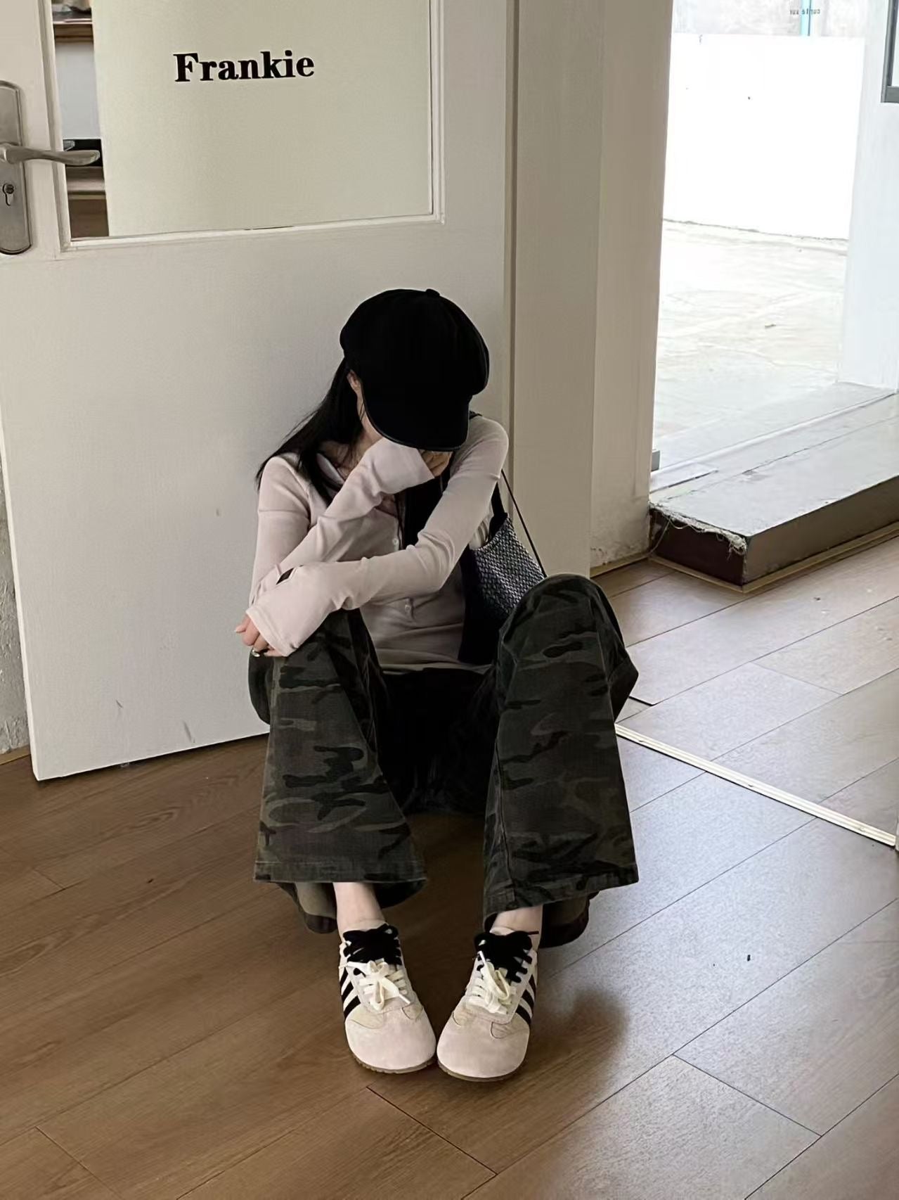 【RX1213-3】🔅精选预售款🔅 高质量韩系芒果头内增三条杠德训鞋子 ❤️